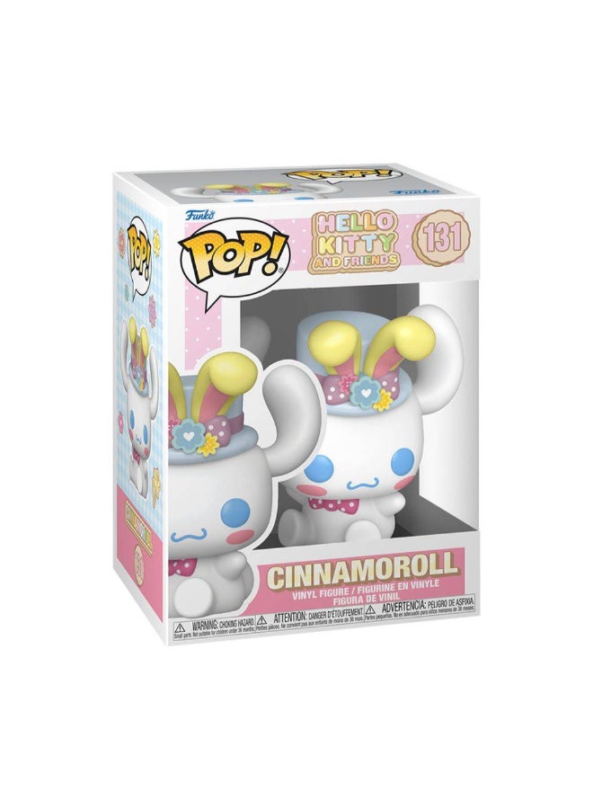 Funko POP! Sanrio Hello Kitty and Friends Cinnamoroll with Bunny Ears Vinyl Figure (9.1 cm) - Image 1